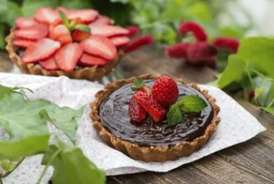 Strawberry e Choco Tart