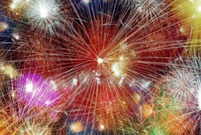 Fireworks multiple exposure