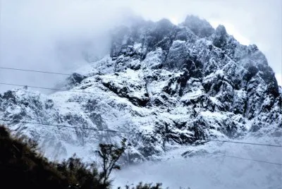 MontaÃ±a nevada en los Andes peruanos.