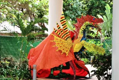 Alebrije en el Museo Maya de CancÃºn.