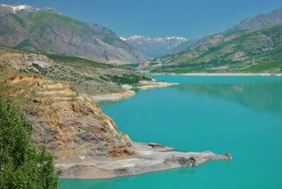 lac vert Ouzbekistan