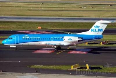 KLM Cityhopper Fokker 70 Holanda
