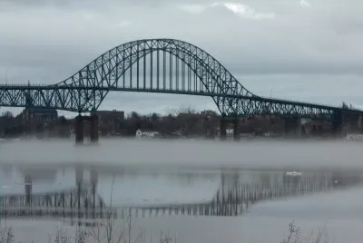April fog over Miramichi River NB   L