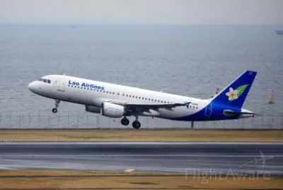 Lao Airlines Airbus A320 Laos