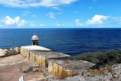 Vista del mar en San Juan, Puerto Rico. jigsaw puzzle