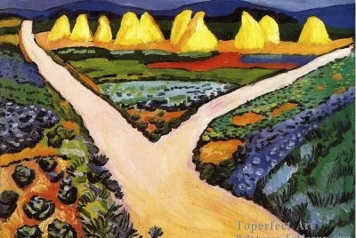 August Macke champ de lÃ©gumes jigsaw puzzle