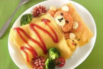 Omelette Bear Rice