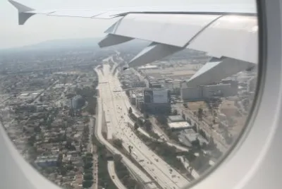 descending to L.A.  CA
