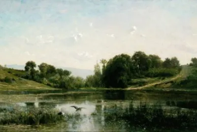 Daubigny Ã©tangs de Gillieu jigsaw puzzle