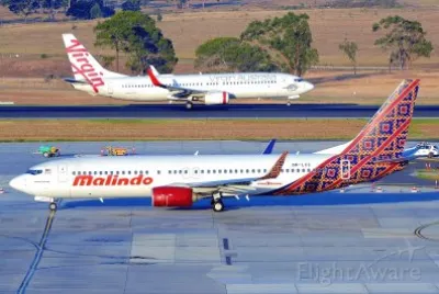 Malindo Air Boeing 737-800 Malasia jigsaw puzzle