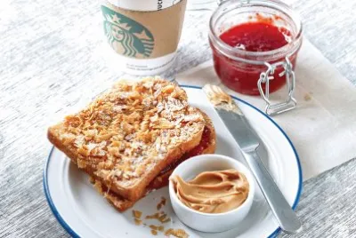 Peanut Butter Jelly Toast