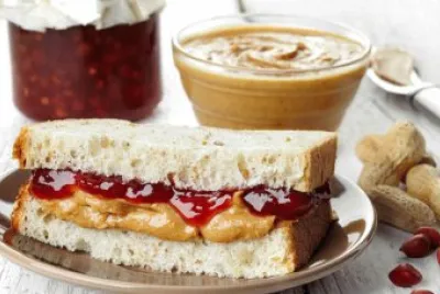 Peanut Butter    Jam Sandwich