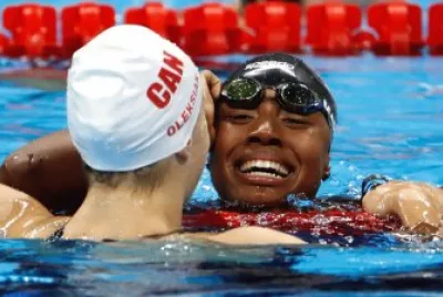Olympic Swimmer Simone Manual jigsaw puzzle
