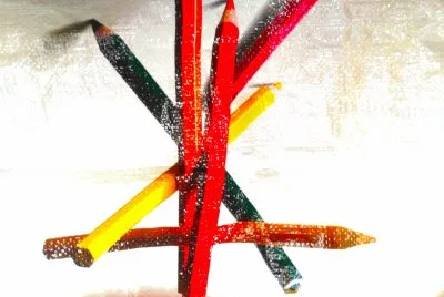crayons jigsaw puzzle