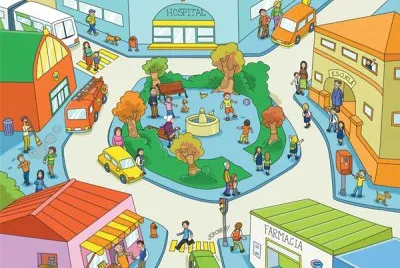 Cartoon jigsaw puzzle