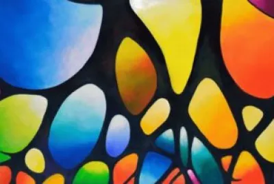 Abstraction jigsaw puzzle