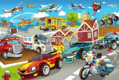 cartoon jigsaw puzzle