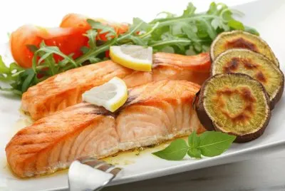 Salmon   Sweets Potato Grilled