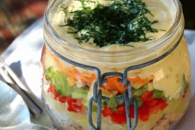 Jar Salad