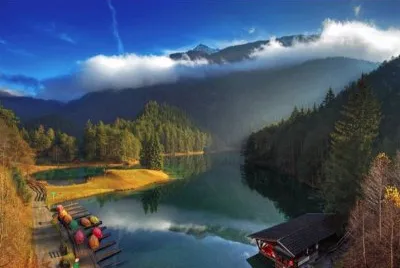 nuages en montagne