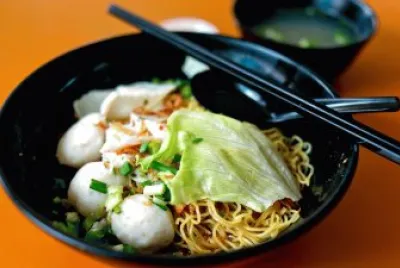 Singapore Fish Ball Noodle