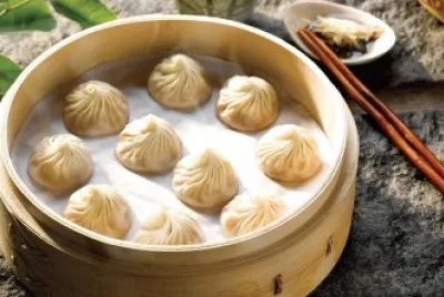 Korea   Chine Steamed Meatdumplings