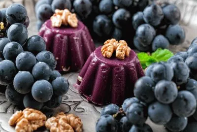 Flan Grape