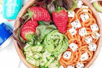 Rainbow Salad Spaghetti