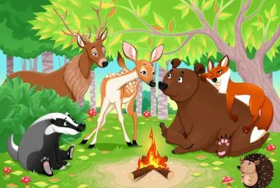 Cartoon jigsaw puzzle