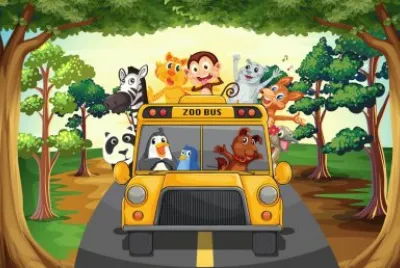 Cartoon jigsaw puzzle