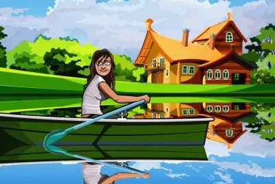Cartoon jigsaw puzzle
