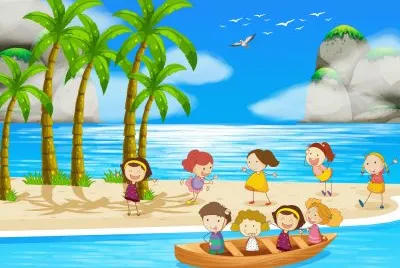 Cartoon jigsaw puzzle