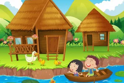 Cartoon jigsaw puzzle