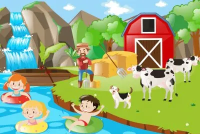 Cartoon jigsaw puzzle