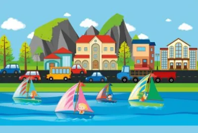 Cartoon jigsaw puzzle