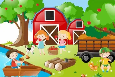 Cartoon jigsaw puzzle