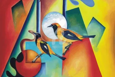 Abstract jigsaw puzzle