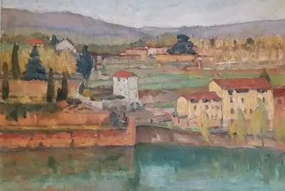 henri Gourcy vue d 'Albi