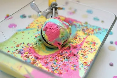 Rainbow Ice Cream