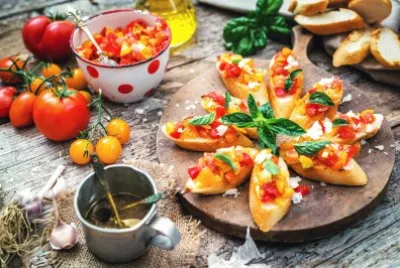 Vegetable Bruschetta