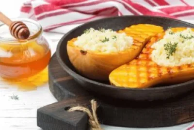 Calabaza  Rellena   Rice