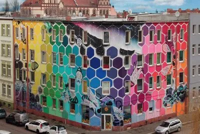 Colorful jigsaw puzzle