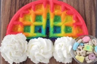 Rainbow Waffle