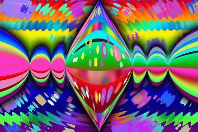 All colour jewell ripple