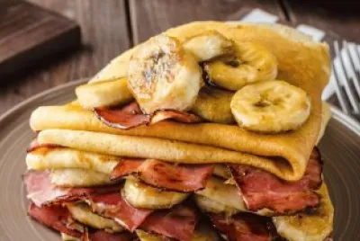 פאזל של Banana   Bacon Crepe