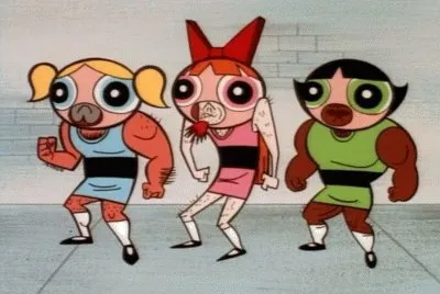 Las chicas super poderosas falsas