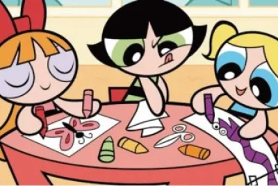 Chicas super poderosas pastel