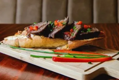 פאזל של Roast Beef Bruschetta