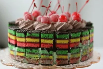 Color cake