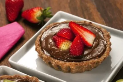 Choco   Strawberry Tart